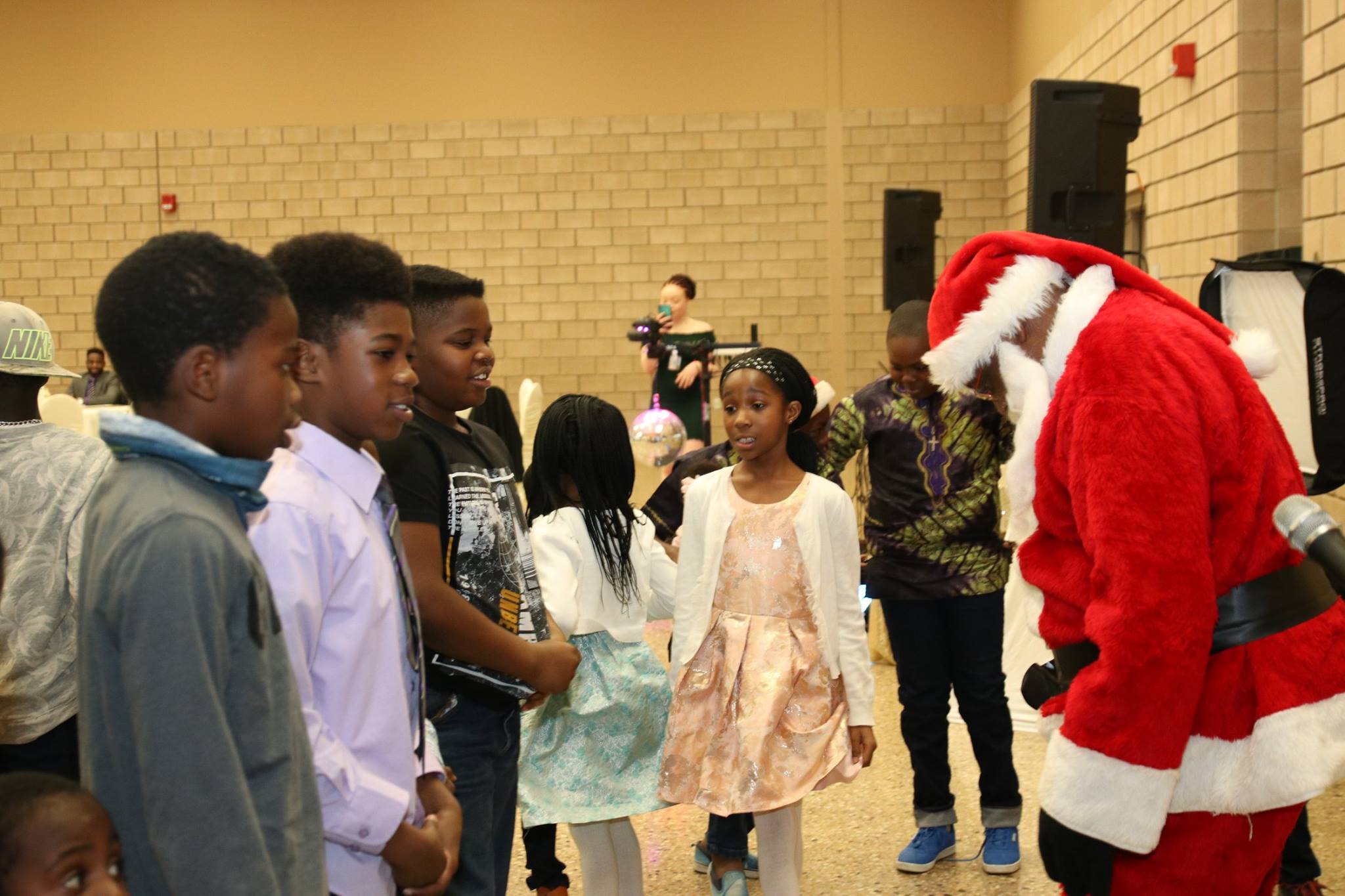 end of year celebrations with father christmas