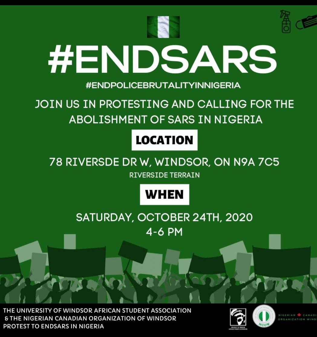 end sars event flyer 2020